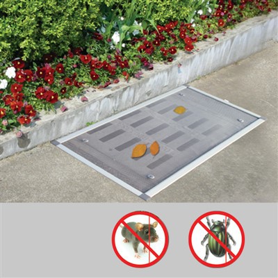 Couverture en maille pour puits de lumière