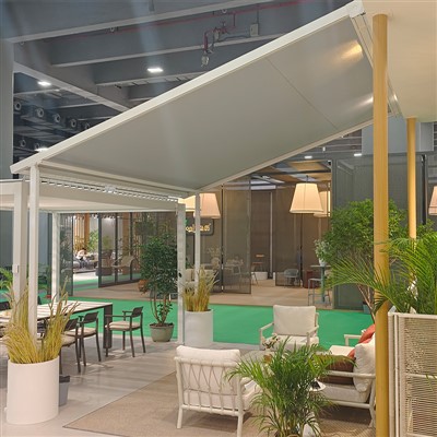 Auvent résistant au vent et à la pluie